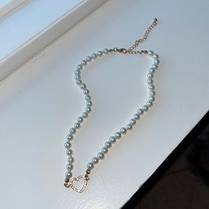 Heart & Pearl Necklace